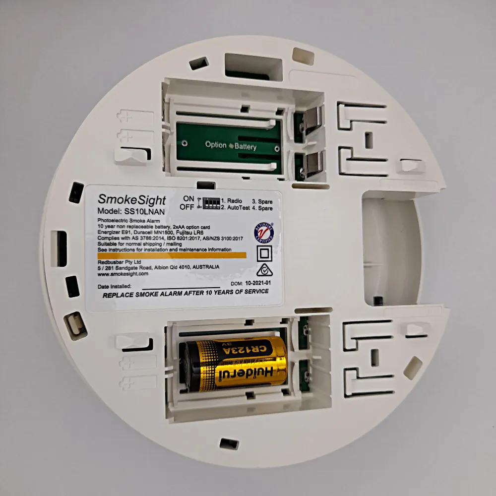 Quality Smoke Alarm - Australian Made SmokeSight by Redbusbar